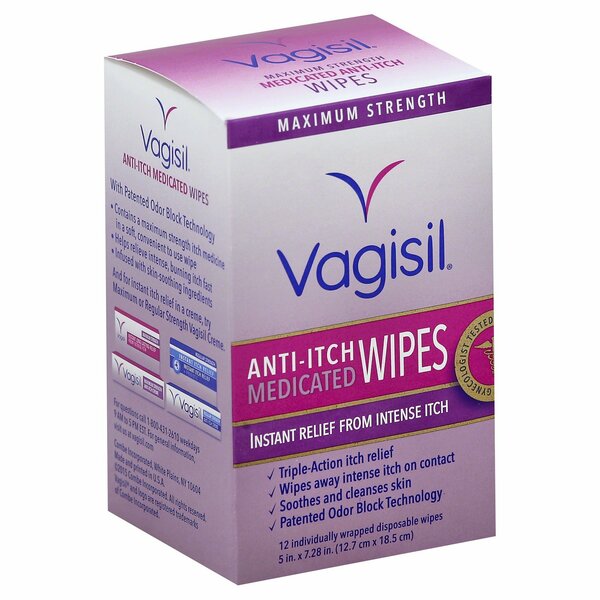 Vagisil Medicated AntiItch Wipes 145041